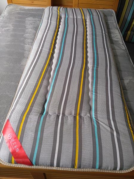 涤丝化纤布床垫 500克0.8×2 ￥18