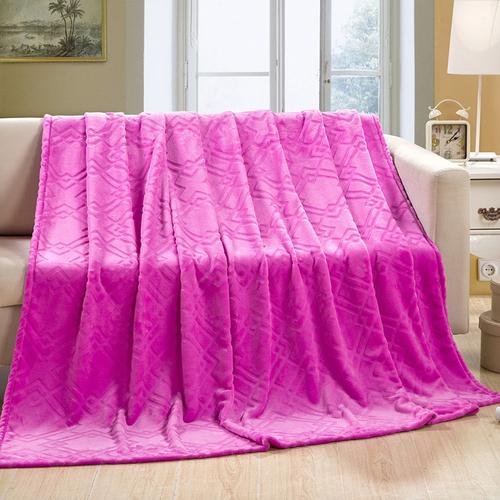 化纤布产业网 化纤布供应 320克金貂绒毛毯加厚超柔 法莱绒毛毯 纯色